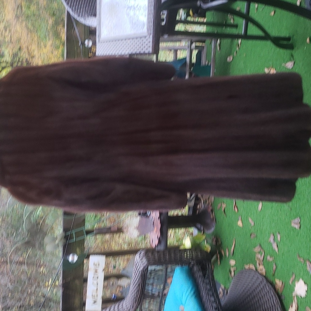 Mink fur long coat - Picture 4 of 5